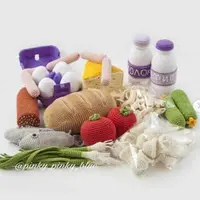 Набор вязаной еды