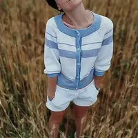 Кофта "Полосатик". Обучающий курс по реглану