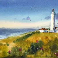Акварельный марафон "Свет маяка"