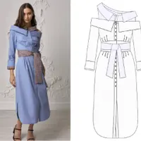 Выкройки платья "Тесса"