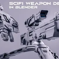 SciFi Weapon Design in Blender