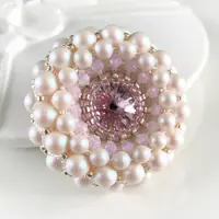 Зефирная брошь