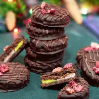 Приготовление живого печенья Малина-Лимон