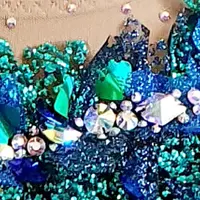 Шьем зеленый купальник Скарабей