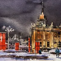 Городские пейзажи для продолжающих