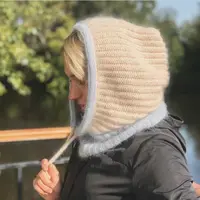 Капор крючком Line