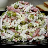 Салаты с майонезом