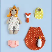 Мишка L, мишка малыш, платья, пижама, набор одежды для мишки