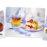 Новогодняя ночь. Акварельный марафон