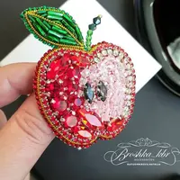 Брошь «Яблоко»