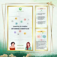 Памятка по приему витаминов и минералов
