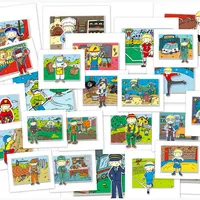 Альбом «Профессии». Развивающие пособия на липучках