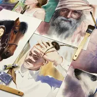 Акварельный портрет Pro