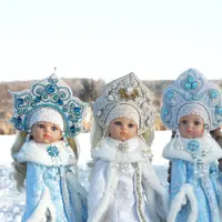 Кокошник для Снегурочки