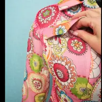 Пошив жакета из стеганого шифона "Теплый шифон"