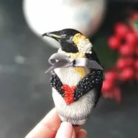 Мастер-класс броши "Влюбленный пингвин"