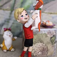 Ватные игрушки. Малыш