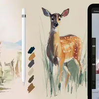 Procreate, цифровая иллюстрация. Анималистика