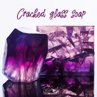 Глицериновое мыло с нуля: Crystal glass soap & Cracked glass soap
