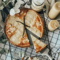 Грушевый пирог La tarte Bourdaloue