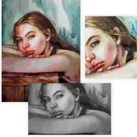 Портрет в сложной позе