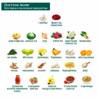 Вкусное меню 20.0. Постное меню без мяса и молочных продуктов