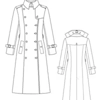 Тренчкот с поясом 0201