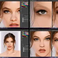 Два диджитал портрета