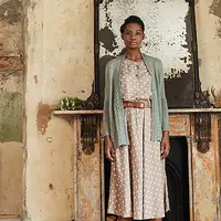 Модный кардиган с косами Pina