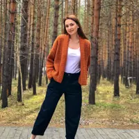 Кардиган крючком №2