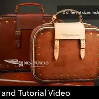 Выкройка кожаного чемодана