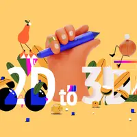 2D to 3D with Cinema4D