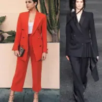 Выкройки двубортного женского пиджака-жакета McQueen