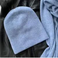 Шапка бини двойная бесшовная