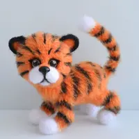 Вязаная игрушка Тигренок Оскар