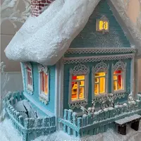 Миниатюрный зимний домик