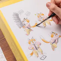 Создание персонажей с помощью акварели