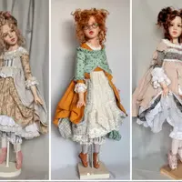 Мастер-классы по пошиву трёх комплектов одежды для кукол