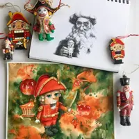 Щелкунчик. Иллюстрация акварелью