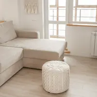 Пуфик макраме