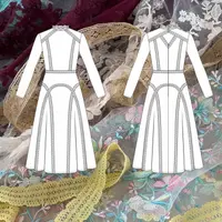 Мастер-класс по пошиву платья 0457 из кружева