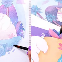 Техники иллюстрации акварелью и гуашью