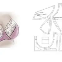 Выкройка бюстгальтера Рита