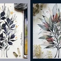 Floral Arrangement Illustration in Watercolor