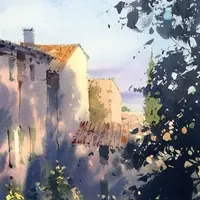 Белила в акварели