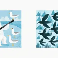 Мультяшная анималистичная иллюстрация в Photoshop