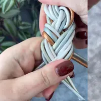 Окрашивание и обработка бумажной лозы