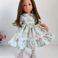 Мастер-класс по пошиву платья для кукол Gotz 50 см