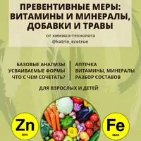 Превентивные меры: витамины и минералы, добавки и травы