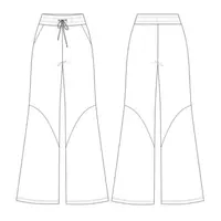 Брюки-клеш 0725